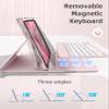 Akkerds for iPad A16 Case with Keyboard - 7 Colors Backlit Keyboard for iPad 10th Generation/iPad Air 11 Inch - Wireless Folio Cover for iPad Air 10.9 Inch/iPad Pro 11 Inch 2022/2021/2020 (Pink) view 3