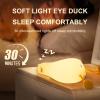Drecoam Lying Flat Duck Night Light, Dimmable Silicone Duck Lamp with Phone Stand, Rechargeable Touch Bedside Nursery Light, 3000K Warm Glow, BPA-Free Cute Duck Decor for Breastfeeding & Kids view 4