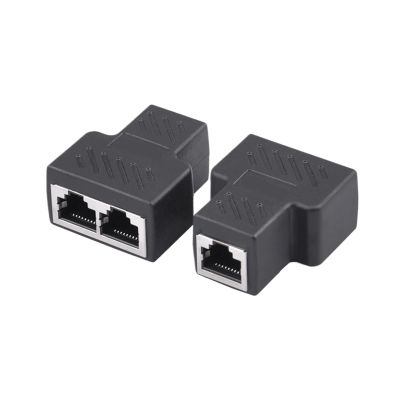 1 to 2 Possibilities Network LAN Cable Ethernet Female Cat6 RJ45 Splitter Plug Adapter UTP Cat7 5e Conector Switch Adapter Coupl