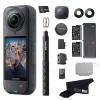 Insta360 X5 Pro Bundle-8K Waterproof 360 Action Camera|Bundle Includes Selfie Stick, 2 Batteries,Charger, Lens Guards, Lens Cap, Case, Mic Air, Mic Adapter, Quick Reader, Lens Kits, USB Cover (128GB) view 1