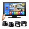 10" AHD 4CH Monitor Recording DVR 1080P Car Rear View Camera Truck Vehicle IPS Touch Screen Support FM Mirrorlink(64G) view 1