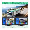 10" AHD 4CH Monitor Recording DVR 1080P Car Rear View Camera Truck Vehicle IPS Touch Screen Support FM Mirrorlink(64G) view 4
