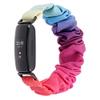SinMutisme Band Compatible with Fitbit Ace 3 Bands, Replacement Scrunchies Arm Band Chiffon Satin Wristband for Inspire 2, S/L (Rainbow, Large) view 1