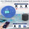 Sunoony Portable CD Player with Bluetooth, Disman CD Player for Car with FM Transmitter, Rechargeable Personal cd Player with Anti-Skip Protection, Headphones, AUX/USB Supported, LCD(Blue) view 4
