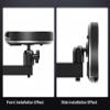 CTXSumTec 7.87" Foldable Projector Wall Mount | Aluminum Alloy | 1/4" Screw Thread | 360 Rotatable | Universal for Mini Projectors, Cameras & DVRs (1/4" Wall Mount) view 4