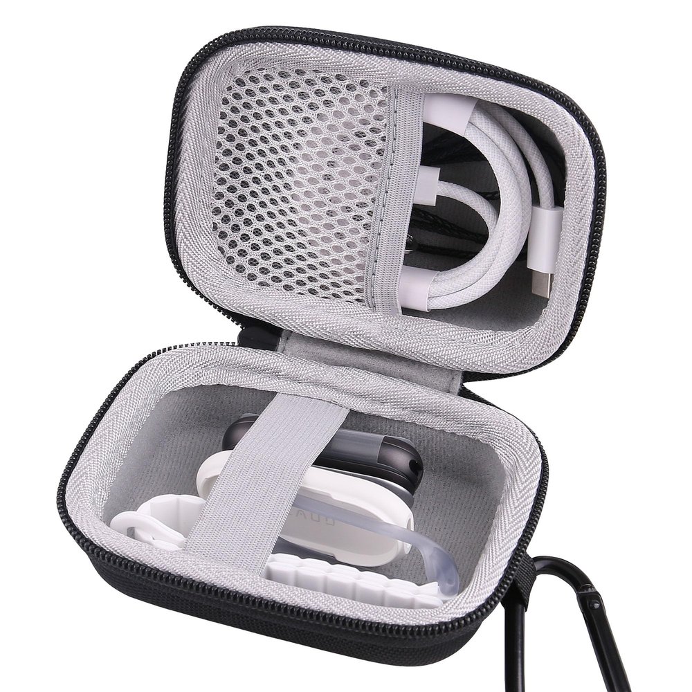 JINMEI Hard EVA Carrying Storage Case Compatible with PLAUD NotePin Voice Recorder,AI Digital Voice Recorder Protective storage box (NotePin Case black)
