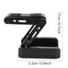 Portable Adjustable 3 Folding Tilt Tripod Head with Plate for DSLR Cameras, Aluminum Alloy, 180 Degree Tilt, Precise Bubble Level, Anti Slide Rubb view 3