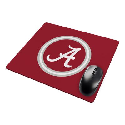Alabama University Crimson Tide NCAA Soft Fabric Mouse Pad - Alabama College Gear, Gaming Accessories, Office Decor, Gift for Fans, Bama Sports Merchandise Unisex, Standard Fabric Smooth Mousepad