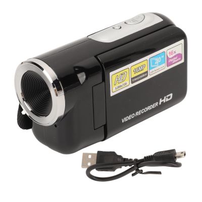 Aurovibe Portable Handheld Camcorder for Kids, 2 Inch Display, 1080P HD Video, 16x Zoom, 16MP Photos, Simple Operation, Excellent Children to Explore Photography