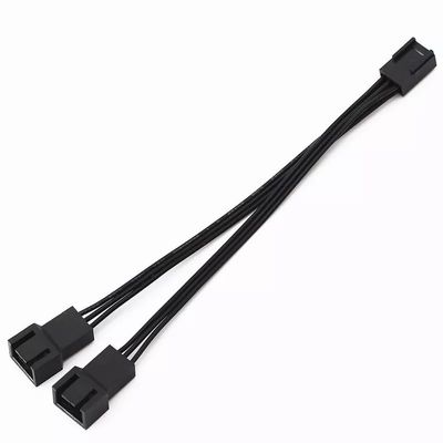 mangxiyis 3-pin Connector Fan 1 to 2 Extension 3P Adapter Conversion Cable Splitter Computer Case Motherboard CPU Radiator