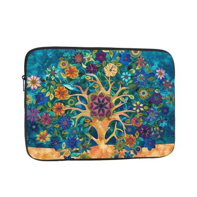 Latin American Illustration Laptop Sleeve Shockproof Case, Slim Protective Travel Carrying Case for 17 inch