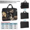 Skull Rock Roll Skeleton Bone Print Laptop Bag, Padded Shoulder Strap, Simplifies Your Daily, Ideal For Business Trips view 2