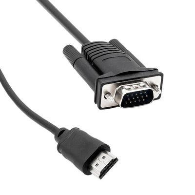mangxiyis HDMI to Cable Converter Adapter Male to Male 15 Pin HDMI Connector Cord M>oni>tor D-SUB on/*e-Way Transmission