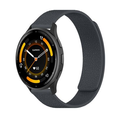 PinnWaa 22mm Silicone Magnetic Band Compatible with Garmin Venu 4/3 45mm/Forerunner 570 47mm, Soft Sport Strap, Replacement Wristband Strap for Garmin Forerunner 265/255/255 Music(Gray)