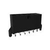 Amphenol, 10142708-06100LF, MinitekPwr 5.7 Vertical Through Hole Header Dual Row Black Color 6 Positions 15in Gold (100in Tin on Tails) Plating GW Compatible LCP with Pegs Tray. (120 Items) view 1