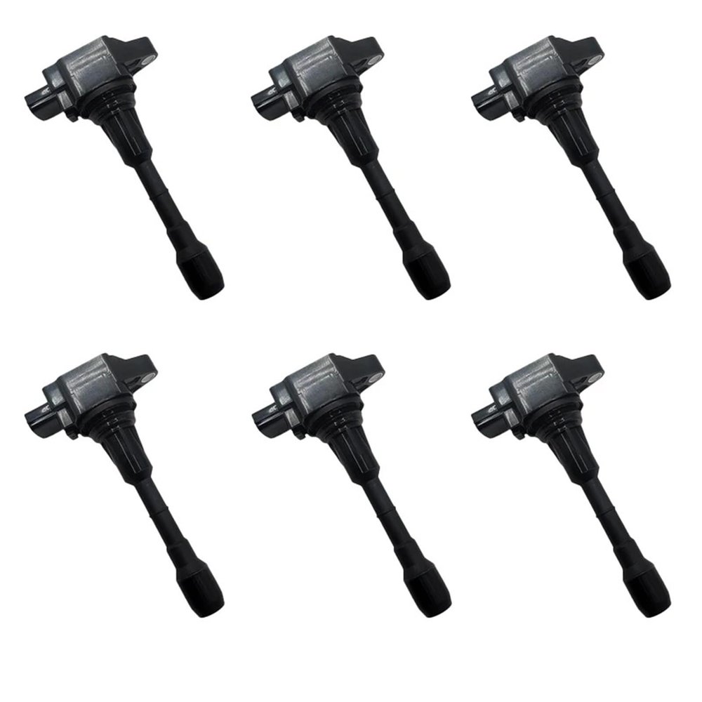 1/4/6Pcs Ignition Coil 22448JA10C Compatible for G25 EX35 FX35 G35 JX35 M35 Compatible for 350Z Altima Murano Pathfinder Quest(1Pcs-22448-JA10C)(6Pcs-22448-JA10C)
