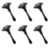 1/4/6Pcs Ignition Coil 22448JA10C Compatible for G25 EX35 FX35 G35 JX35 M35 Compatible for 350Z Altima Murano Pathfinder Quest(1Pcs-22448-JA10C)(6Pcs-22448-JA10C) view 1
