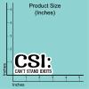 (3Pcs) CSI Can't Stand Idiots Stickers Funny Quotes Stickers Decal Waterproof Vinyl Stickers Adult for Laptop Kindle Car Tumbler Water Bottle Mug Phone Notebook Helmet Size 3x1.7 view 4
