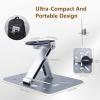 LOXGO Height Adjustable Projector Mounting Bracket Metal Foldable Stand Rotating Desktop/Wall Mount/Suspended Home Theater Projector Holder view 3