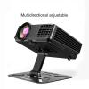 LOXGO Height Adjustable Projector Mounting Bracket Metal Foldable Stand Rotating Desktop/Wall Mount/Suspended Home Theater Projector Holder view 4