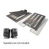 RSHuiOUXX Steel Desktop Speakers Mounts with AntiResonance Foam for Enhanceds Sound On Piece Setups view 2