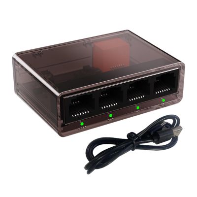 RSHuiOUXX 5 Port Gigabit Networking Switcher 10/100/1000Mbps for Home and Office with Efficient Heat Dissipation