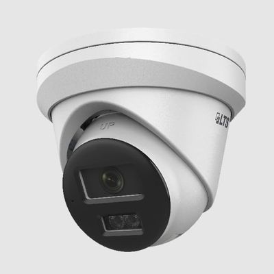 CMIP1342WE-28MDA 4MP Dual Light Turret IP Camera with 2.8mm Lens, Built-in Microphone, Hybrid Illumination, True WDR, H.265+, Onboard Storage up to 512GB, IP67 Weatherproof