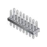 Amphenol, 10075024-G01-08ULF, Conn Unshrouded Header HDR 16 POS 2mm Solder ST Top Entry Thru-Hole Minitek Tube (36 Items)