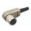 Amphenol, T3301005U, Circular Connector - Plug - Female Sockets - 4 Contacts - M16-10A - 250V - Threaded - Metal Body - Solder Cup Termination -Right Angle Cable Mount. view 1