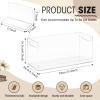 CroBlissful 2 Pcs Acrylic Cd Storage Box, Clear Acrylic Stackable Cd Holder Racks with Cutout Carrying Handles, Organizer Shelf for Media, Movie Cases, Dvds Organizer view 2