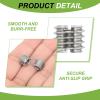 PATIKIL 1/4" Female to 3/8" Male Convert Screws Adapters, 12 Pcs Tripod Thread Adapters Mount for Camera Monopod Video DSLR SLR Mic Stand, Silver view 3