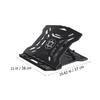 OSOLADY Adjustable Folding Laptop Stand Portable Notebook Holder with Ergonomic Design Enhances Air Circulation for Gaming Video Viewing Fits All Laptops Smartphone view 2