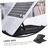 OSOLADY Adjustable Folding Laptop Stand Portable Notebook Holder with Ergonomic Design Enhances Air Circulation for Gaming Video Viewing Fits All Laptops Smartphone view 3