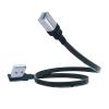 Schwarz 3 USB 2,0 Winkel 90 Grad USB B Stecker zu Drucker Stromkabel Festplatten Box Scanner Verlngerung Stromkabel Leitung 0,(10CM,AMRI-BMST) view 4
