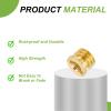 PATIKIL M5 Female to 3/8" Male Convert Screw Adapter, 5 Pcs Tripod Thread Adapter Mount for Camera Monopod Video DSLR SLR Mic Stand, Gold view 4