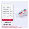 10Pcs terminales de Cable Small Wiring Electrica Mini Quick Fast Wire Clip Connector(222) view 2