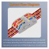 10Pcs terminales de Cable Small Wiring Electrica Mini Quick Fast Wire Clip Connector(222) view 3