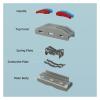 10Pcs terminales de Cable Small Wiring Electrica Mini Quick Fast Wire Clip Connector(222) view 4