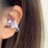 SPONGL Elegant Imitation Rhinestones Ear Clip Accessories for Open Ear Headphone Decoration Sparkling Removable Jewelry view 2