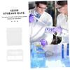 JEWEDECO 1Set Slot Plastic Microscope Slides Staining Rack Jar Kit for Lab Use Storage for Teaching Research Easy to Clean Reusable Staining Holder view 2