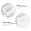 JEWEDECO 1Set Slot Plastic Microscope Slides Staining Rack Jar Kit for Lab Use Storage for Teaching Research Easy to Clean Reusable Staining Holder view 3
