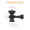 Aluminum Camera Tripod Mount Adapter, 1/4"-20 Tripod Mount Adapter for GoPro Hero/Session, Action Cameras & Standard 1/4 Accessories view 2