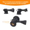 Aluminum Camera Tripod Mount Adapter, 1/4"-20 Tripod Mount Adapter for GoPro Hero/Session, Action Cameras & Standard 1/4 Accessories view 4