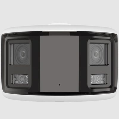 CMIP9C8PW-SDL, Platinum, 8 MP Panoramic Network Camera with Dual 1/1.8" Sensors, 4mm Lens, Full Color, 130dB WDR, DC 12V/PoE, Compatible with 87D-N NVR or 89/86 Series