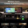 APHQUA Apple Carplay Screen for Car, 10.26" Wireless Apple Carplay & Android Auto,4K Dash Cam,1080p Backup Camera DVR,Car Audio Receivers GPS Navigation Mirror Link, Bluetooth,FM, Siri view 2
