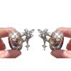 SPONGL Butterfly Clip,Imitation Rhinestones Butterfly Ear Clip for Open Ear Headphone Detachable Jewelry Accessories view 1