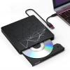 SPONGL External Drive,Portable External Disc Reader Drive USB3.0 Type C for Laptop Desktop PC Wide Compatibility Disk Writer view 2