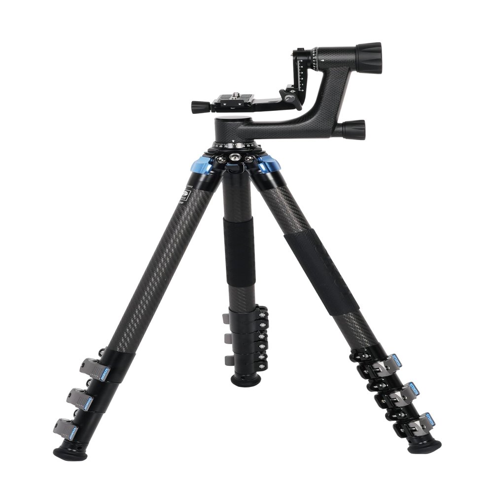 Sirui L-324F+PH-10 Landscape Flip Lock Carbon Fiber Tripod with Carbon Fiber Gimbal Head
