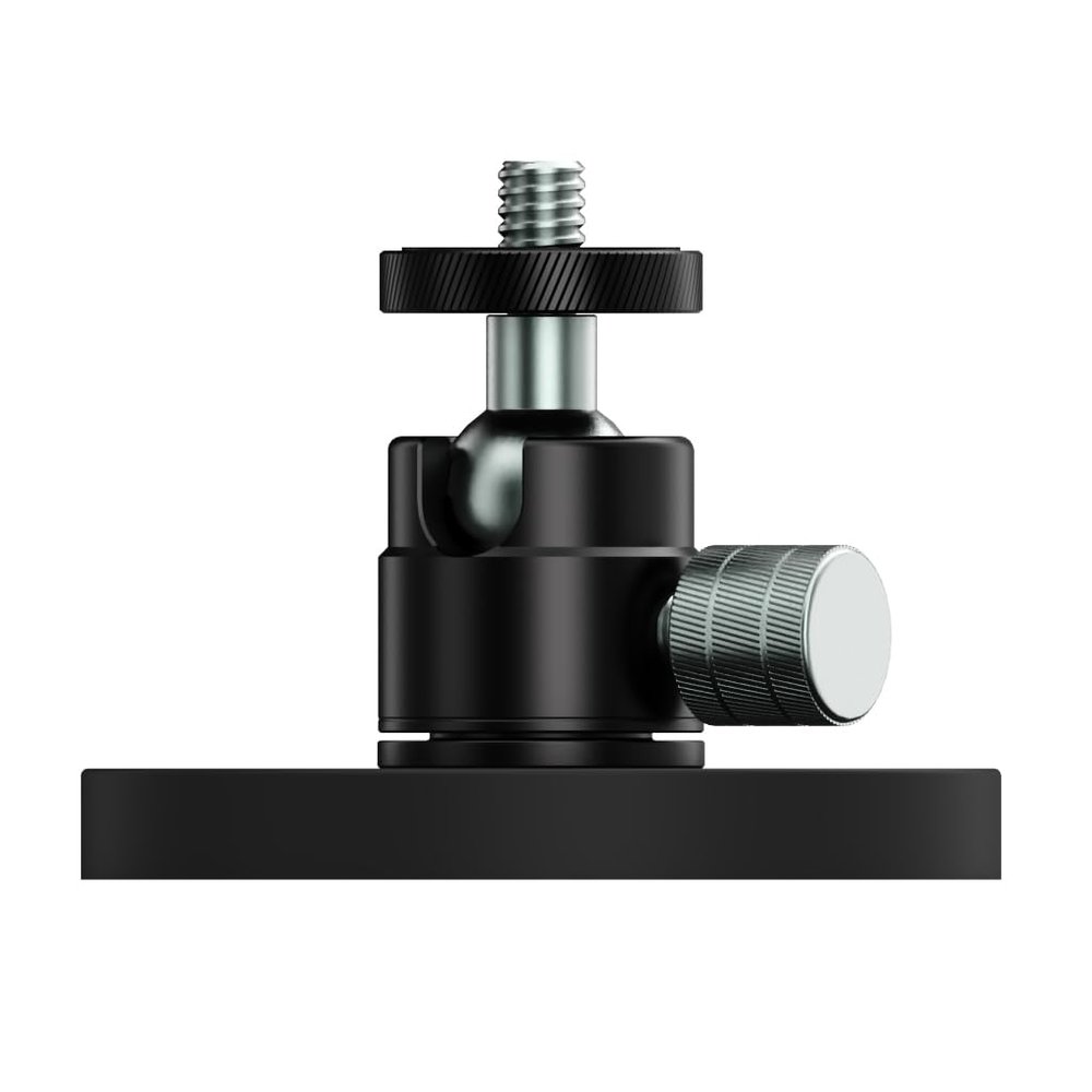 BGNing Magnetic Chuck Holder, 66mm Diameter, for Use with Two Cards/with 1/4 Screw Hole/17mm Ball Clamps Photographic Equipment Accessories (Type 1)