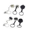 BOXUWFO 1pcs GX12 GX16 GX20 Aviation Connector Plug Cover Water Proof Cover Du/*st Metal/Rubber Cap Circular Connector Protective Sleeve(Rubber GX16) view 2